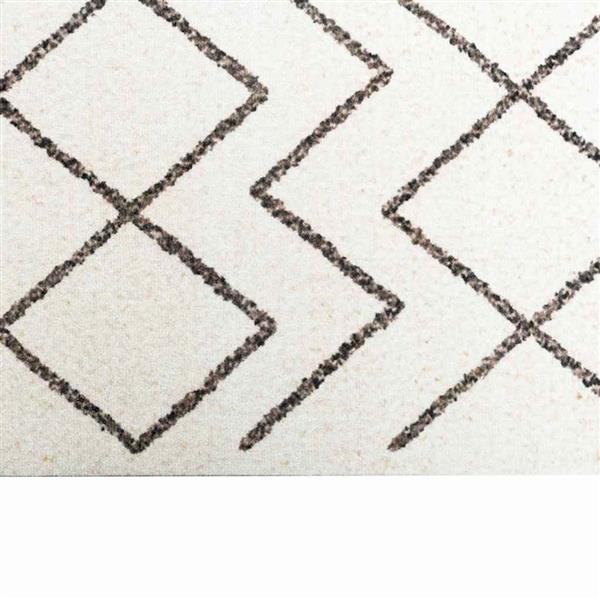 Grote foto vidaxl keuken mat wit 300 x 60 cm fluweel tuin en terras overige tuin en terras
