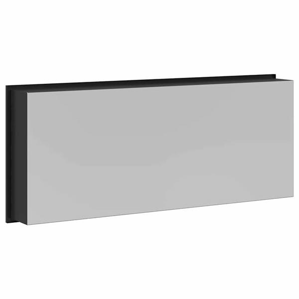 Grote foto vidaxl douche niche zwart 75 x 30 x 9.5 cm roestvrij staal huis en inrichting complete badkamers