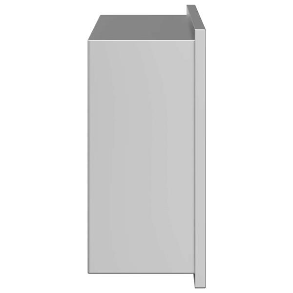 Grote foto vidaxl douche niche zilver 30 x 20 x 9.5 cm roestvrij staal huis en inrichting complete badkamers