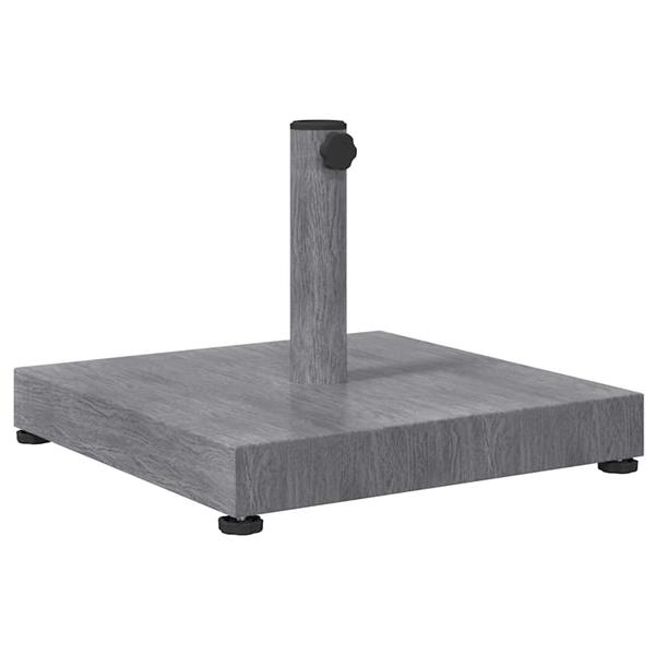 Grote foto vidaxl buiten parasolvoet donkergrijze houtlook 45 x 45 x 31.5 cm tuin en terras overige tuin en terras