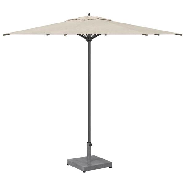 Grote foto vidaxl buiten parasolvoet donkergrijze houtlook 45 x 45 x 31.5 cm tuin en terras overige tuin en terras