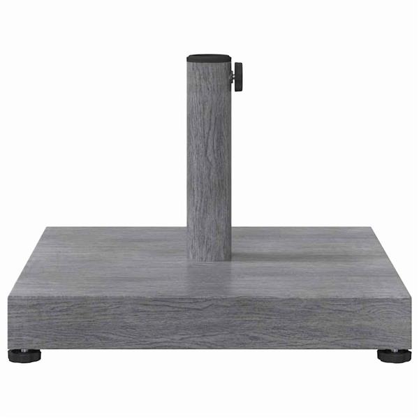 Grote foto vidaxl buiten parasolvoet donkergrijze houtlook 45 x 45 x 31.5 cm tuin en terras overige tuin en terras