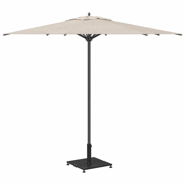 Grote foto vidaxl buiten parasolvoet verstelbaar zwart 45 x 45 x 31 cm staal tuin en terras overige tuin en terras
