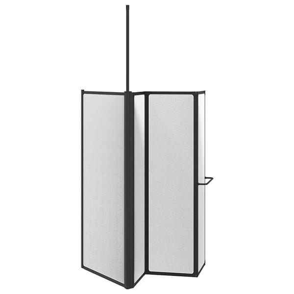 Grote foto vidaxl douchescherm wit 120 x 70 x 137 cm aluminium doe het zelf en verbouw sanitair