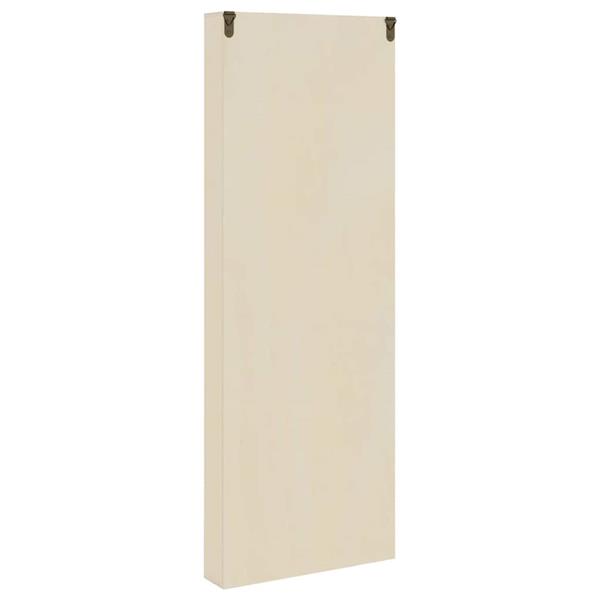 Grote foto vidaxl display case met opslag bruin 21 x 4 5 x 59 cm bewerkt hout huis en inrichting woningdecoratie
