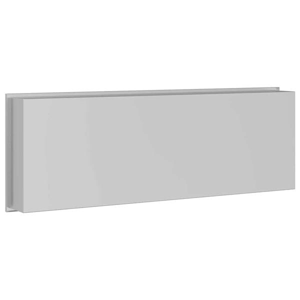 Grote foto vidaxl douche niche zilver 90 x 30 x 9.5 cm roestvrij staal huis en inrichting complete badkamers