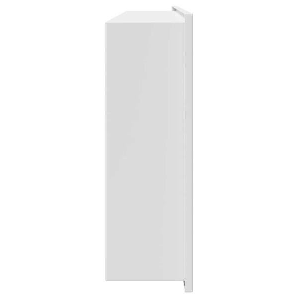 Grote foto vidaxl douche niche wit 75 x 30 x 9.5 cm roestvrij staal huis en inrichting complete badkamers