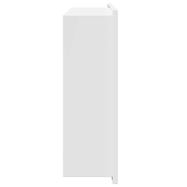 Grote foto vidaxl douche niche wit 45 x 30 x 9.5 cm roestvrij staal huis en inrichting complete badkamers