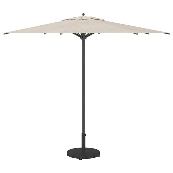 Grote foto vidaxl buiten parasolvoet zwart 48 x 48 x 32 cm staal beton tuin en terras overige tuin en terras