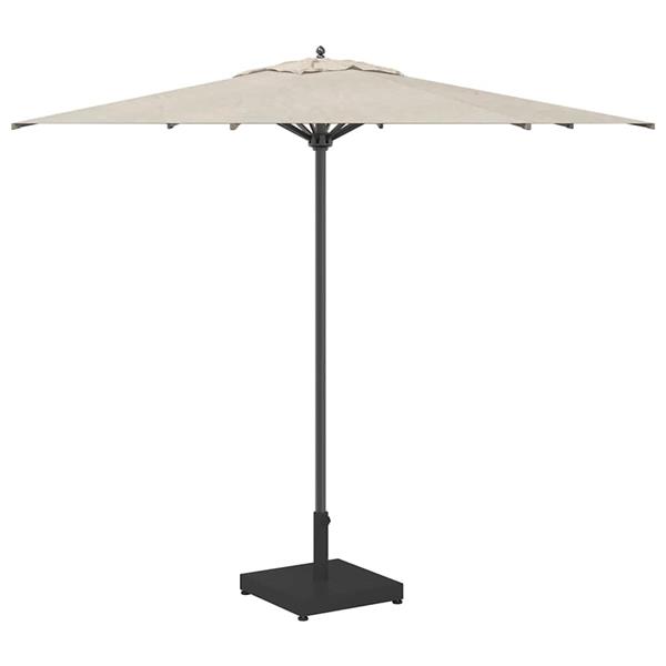 Grote foto vidaxl buiten parasolvoet donkergrijs 45 x 45 x 31.5 cm staal beton tuin en terras overige tuin en terras