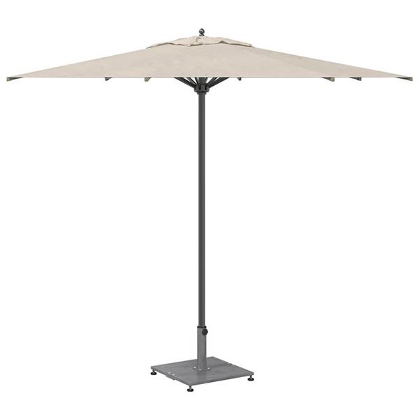 Grote foto vidaxl buiten parasolvoet donkergrijze houtlook 45 x 45 x 31 cm staal tuin en terras overige tuin en terras