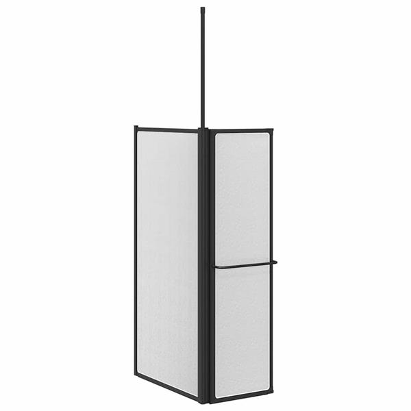 Grote foto vidaxl douchescherm wit 120 x 70 x 137 cm aluminium doe het zelf en verbouw sanitair