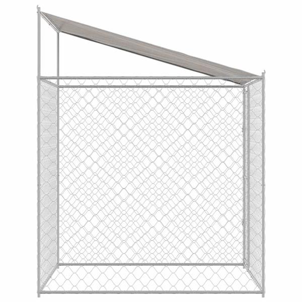 Grote foto vidaxl hondenbench 200 x 200 x 258 cm staal en pe dieren en toebehoren hondenhokken en kooien