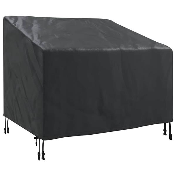 Grote foto vidaxl tuinstoelhoes zwart 96 x 79 x 74 cm 600d oxford stof tuin en terras tuinmeubelen