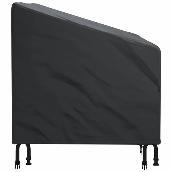 Grote foto vidaxl tuinstoelhoes zwart 96 x 79 x 74 cm 600d oxford stof tuin en terras tuinmeubelen