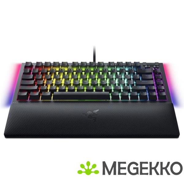 Grote foto razer blackwidow v4 75 zwart razer orange computers en software toetsenborden