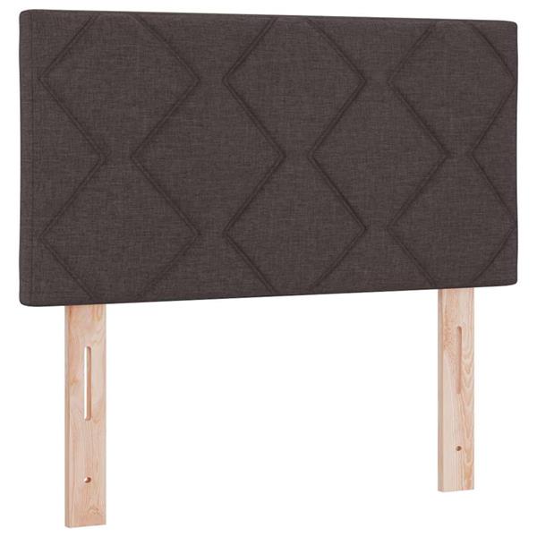 Grote foto vidaxl stoffen hoofdbord anders met hoofdeinde donkerbruin 80 cm stof antiek en kunst stoelen en banken