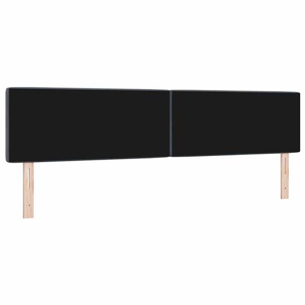 Grote foto vidaxl fluwelen hoofdbord geruit donkergrijs 200 cm fluweel antiek en kunst stoelen en banken