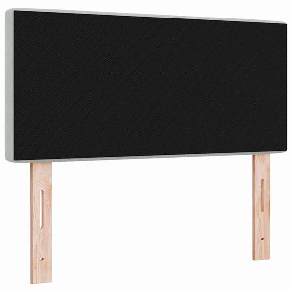 Grote foto vidaxl fluwelen hoofdbord geruit lichtgrijs 90 cm fluweel antiek en kunst stoelen en banken