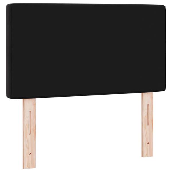 Grote foto vidaxl fluwelen hoofdbord geruit met hoofdeinde zwart 80 cm fluweel antiek en kunst stoelen en banken
