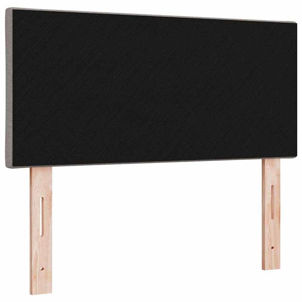 Grote foto vidaxl stoffen hoofdbord geometrisch met hoofdeinde taupe 100 cm stof antiek en kunst stoelen en banken