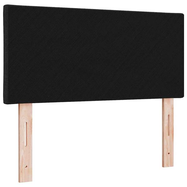Grote foto vidaxl stoffen hoofdbord geometrisch met hoofdeinde zwart 100 cm stof antiek en kunst stoelen en banken