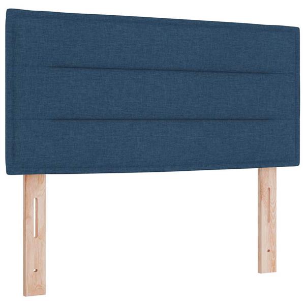 Grote foto vidaxl hoofdbord anders met hoofdeinde blauw 100 cm stof antiek en kunst stoelen en banken