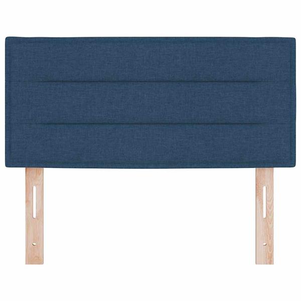 Grote foto vidaxl hoofdbord anders met hoofdeinde blauw 100 cm stof antiek en kunst stoelen en banken