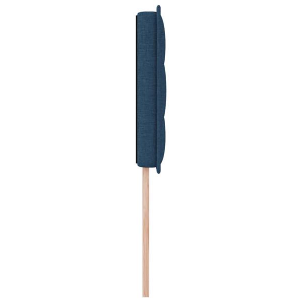 Grote foto vidaxl hoofdbord anders met hoofdeinde blauw 100 cm stof antiek en kunst stoelen en banken
