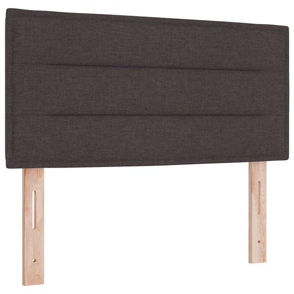 Grote foto vidaxl hoofdbord anders met hoofdeinde donkerbruin 100 cm stof antiek en kunst stoelen en banken
