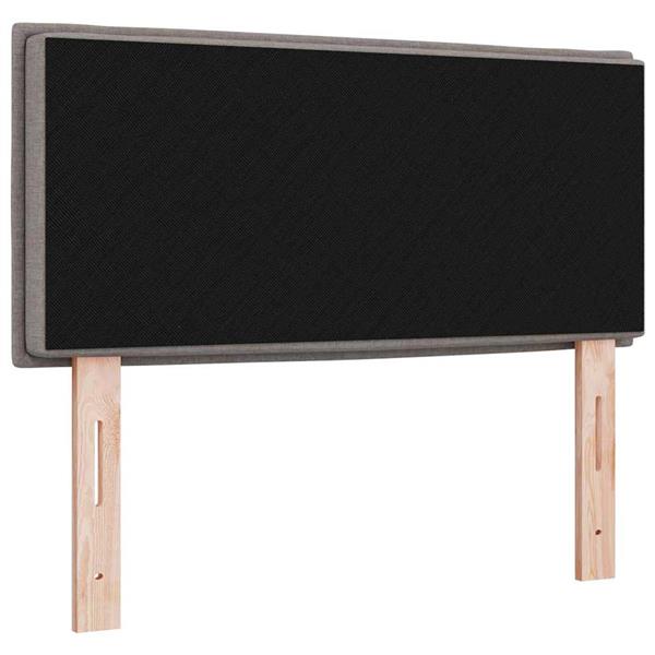 Grote foto vidaxl hoofdbord met hoofdeinde taupe 80 cm nep leer antiek en kunst stoelen en banken