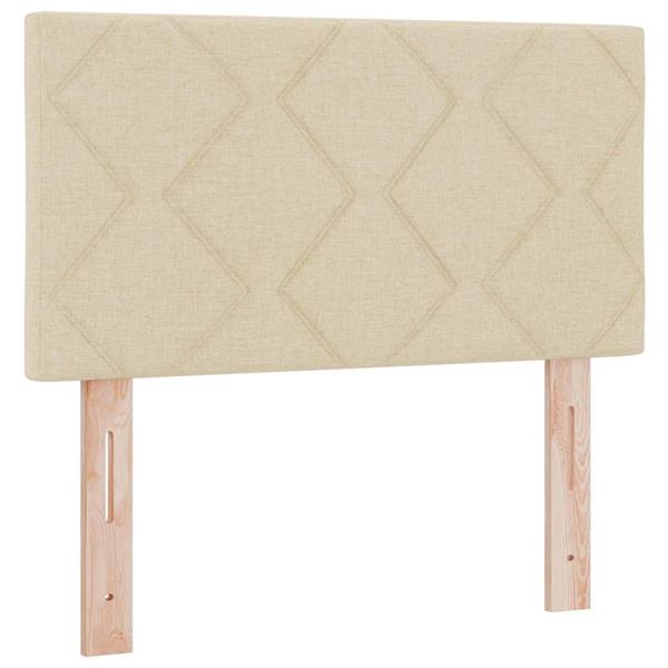 Grote foto vidaxl stoffen hoofdbord geometrisch met hoofdeinde cr me 80 cm stof antiek en kunst stoelen en banken