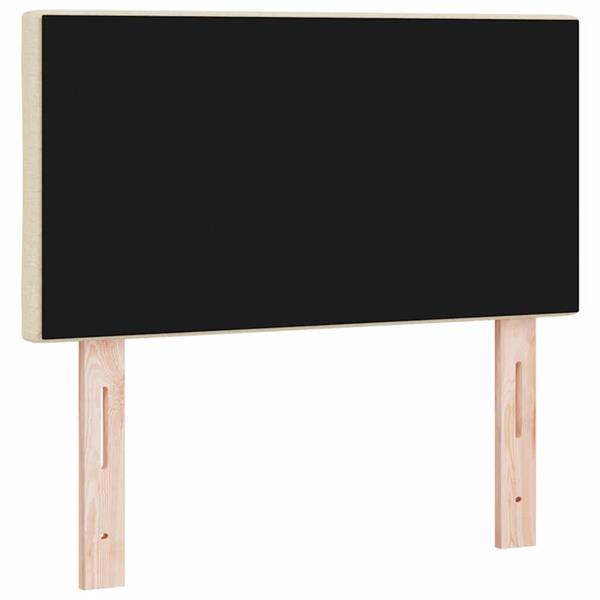 Grote foto vidaxl stoffen hoofdbord geometrisch met hoofdeinde cr me 80 cm stof antiek en kunst stoelen en banken