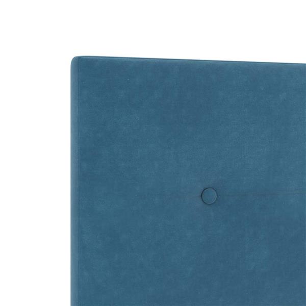 Grote foto vidaxl hoofdbord wandgemonteerd donkerblauw 100 cm fluweel antiek en kunst stoelen en banken