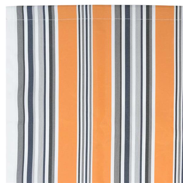 Grote foto vidaxl vervangingsdoek voor zonnescherm blauw en oranje 10 x 1.6 m tuin en terras overige tuin en terras