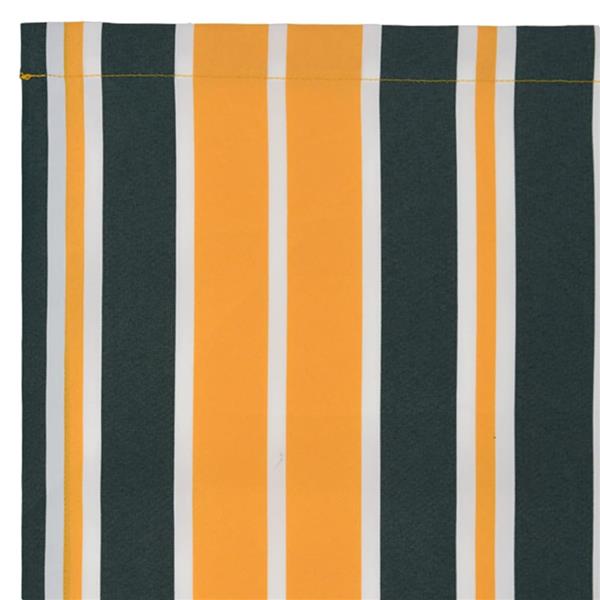 Grote foto vidaxl vervangingsdoek voor zonnescherm groen en geel 400 300 cm tuin en terras overige tuin en terras