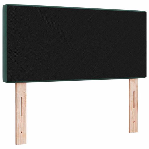 Grote foto vidaxl fluwelen hoofdbord geruit donkergroen 100 cm fluweel antiek en kunst stoelen en banken