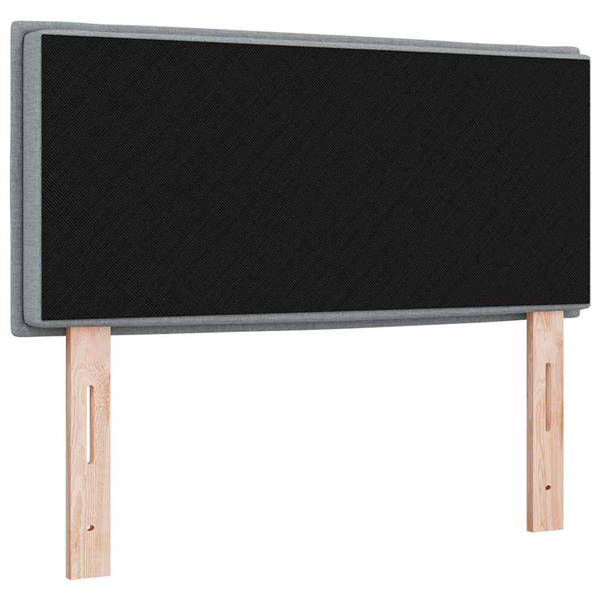 Grote foto vidaxl hoofdbord anders met hoofdeinde lichtgrijs 90 cm stof antiek en kunst stoelen en banken