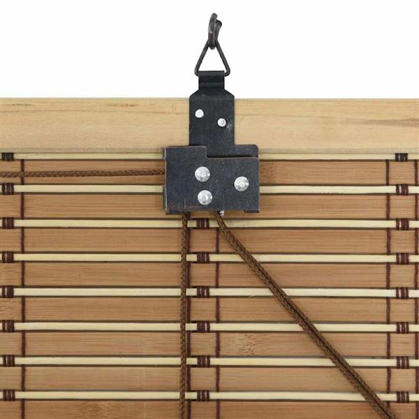 Grote foto vidaxl rolgordijn anders licht bruin 80 x 160 cm bamboe huis en inrichting gordijnen en lamellen