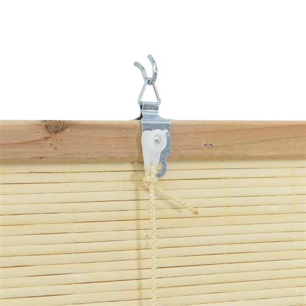 Grote foto vidaxl rolgordijn met gordijnen natuur 150 x 220 cm bamboe huis en inrichting gordijnen en lamellen