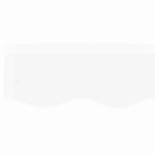 Grote foto vidaxl vervangingsdoek voor zonnescherm wit 400 350 cm canvas tuin en terras overige tuin en terras