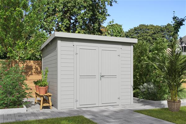 Grote foto blokhut mila 250x250 onbehandeld vuren tuin en terras tuinhuisjes en blokhutten