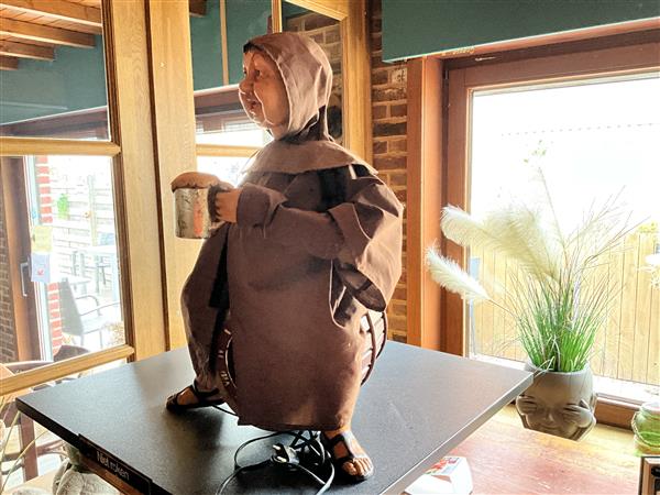 Grote foto pater witkap verzamelen biermerken