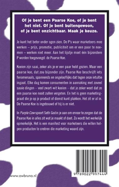 Grote foto purple cow boeken overige boeken