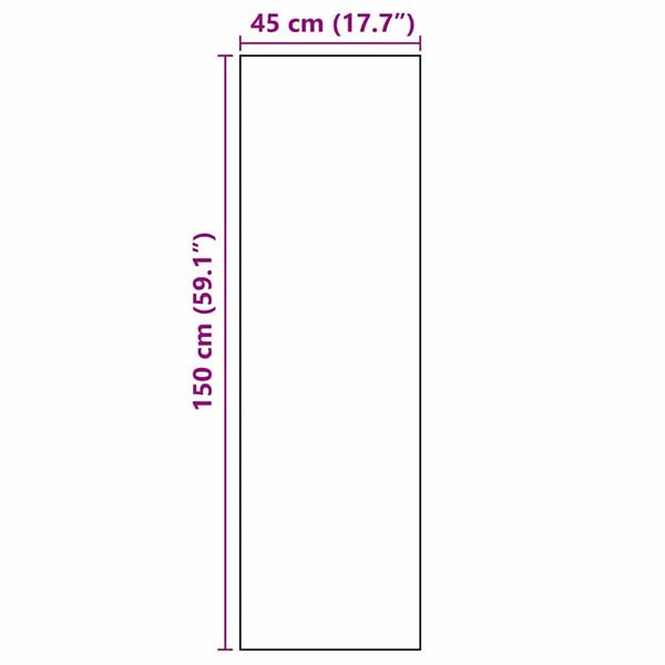 Grote foto vidaxl keuken mat bloemen zwart 150 x 45 cm fluweel tuin en terras overige tuin en terras