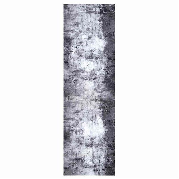 Grote foto vidaxl keuken mat grijs 150 x 45 cm fluweel tuin en terras overige tuin en terras