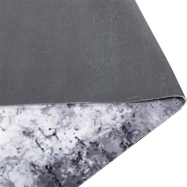 Grote foto vidaxl keuken mat grijs 180 x 60 cm fluweel tuin en terras overige tuin en terras