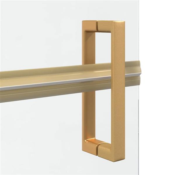 Grote foto vidaxl inloopdouchewand goud 80 x 6 5 x 190 cm huis en inrichting complete badkamers