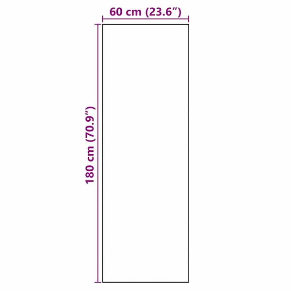 Grote foto vidaxl keuken mat toile zwart 180 x 60 cm fluweel tuin en terras overige tuin en terras