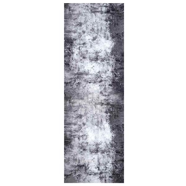Grote foto vidaxl keuken mat grijs 180 x 60 cm fluweel tuin en terras overige tuin en terras